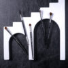 Black 5-Piece Eye Brush Set