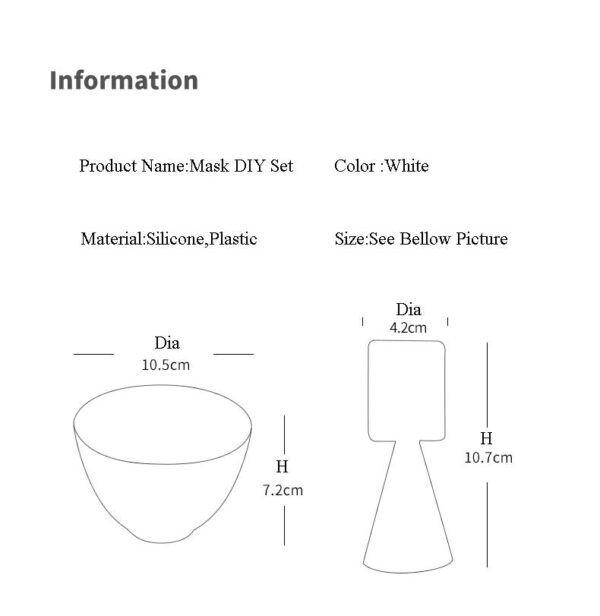 Silicone Mask Brush & Bowl Set