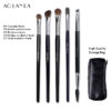 Black 5-Piece Eye Brush Set