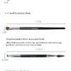 Black 5-Piece Eye Brush Set