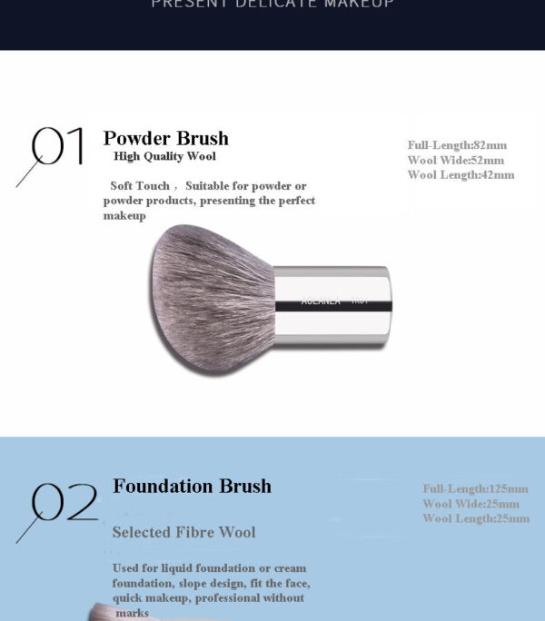 Portable 5-Piece Brush Set