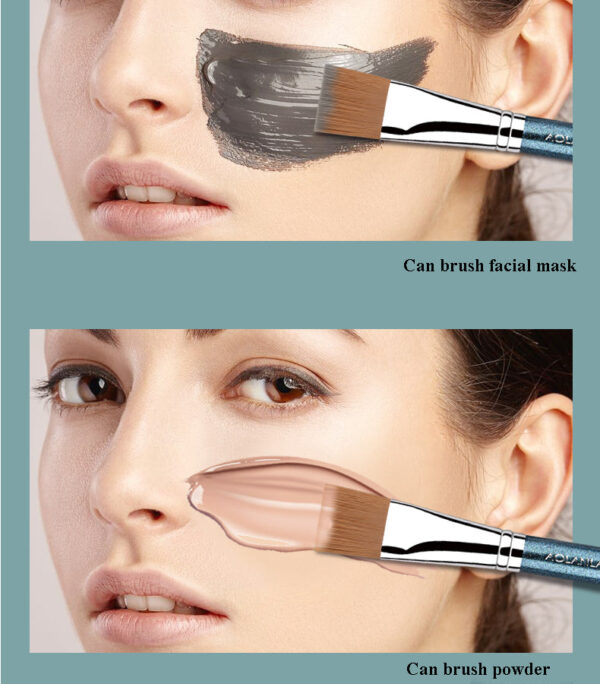 Pearlescent Blue 9-Piece Brush Set