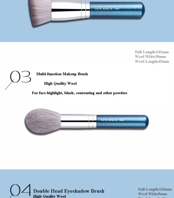 Portable 5-Piece Brush Set