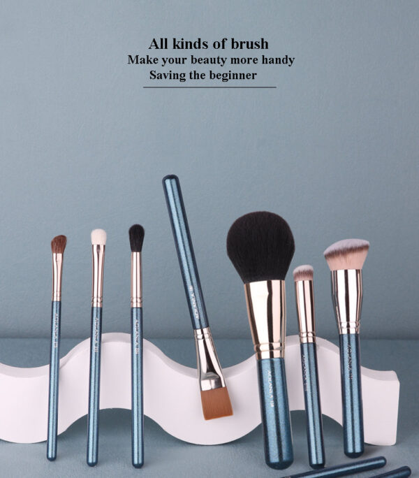 Pearlescent Blue 9-Piece Brush Set