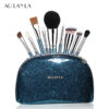 Pearlescent Blue 9-Piece Brush Set
