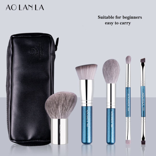 Portable 5-Piece Brush Set