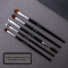 Black 5-Piece Eye Brush Set