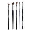 Black 5-Piece Eye Brush Set