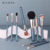 Pearlescent Blue 9-Piece Brush Set