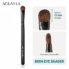 B004 flat squirrel-hair eye brush with approximately 12 mm bristle length