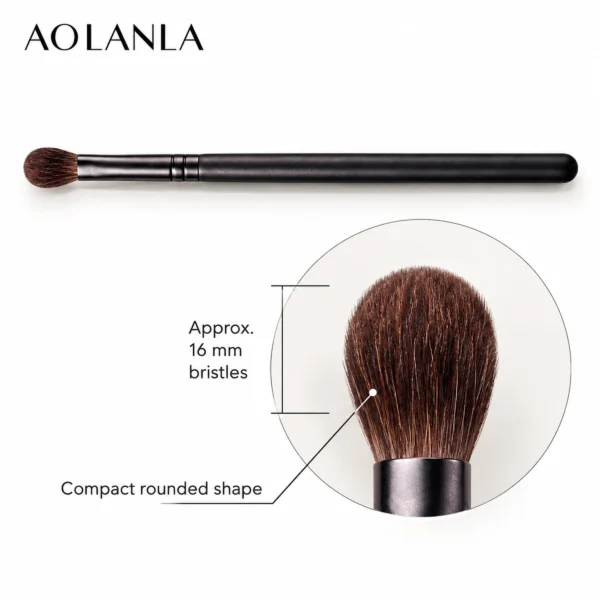 G5523 compact rounded grey-squirrel eye brush with approximately 16 mm bristle length
