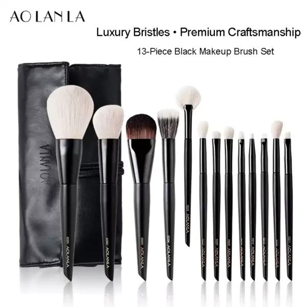 Black 13-Piece Brush Set