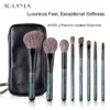 Peacock Blue 8-Piece Brush Set
