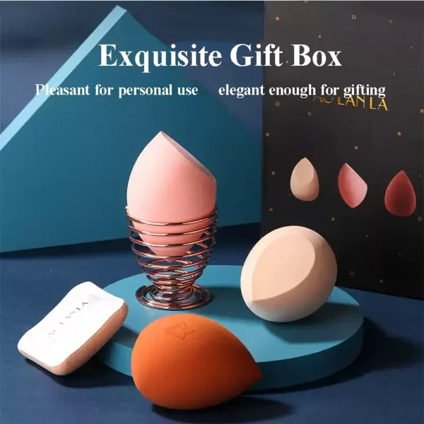 Beauty Sponge Trio with Holder
