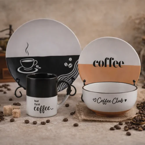 Coffee Lover’s Essential dinnerware: Modern Tableware Collection for Cozy Morning Brews and Afternoon Coffee Breaks
