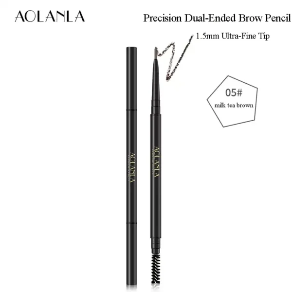 Dual-Ended Brow Pencil - Natural Brown