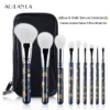 Blue Sakura 9-Piece Brush Set