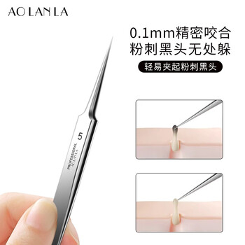 Precision Blackhead Tweezer Set