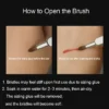 Silver Retractable Lip Brush