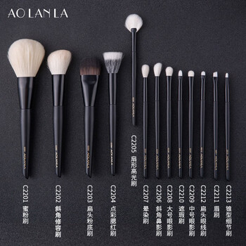 Black 13-Piece Brush Set Black 13-Piece Brush Set