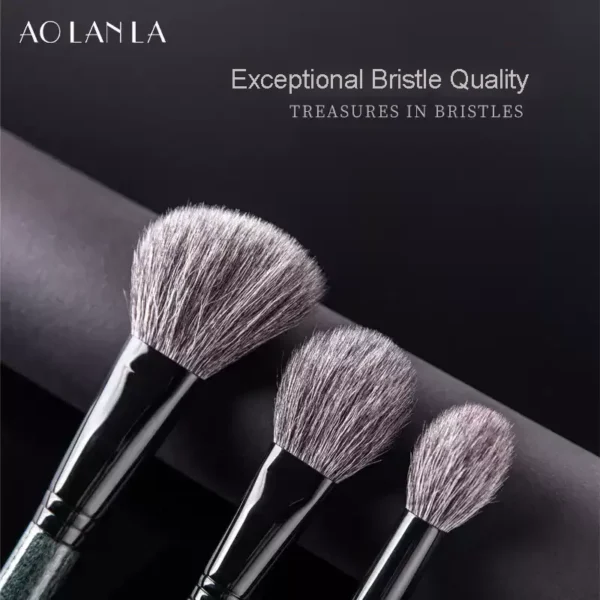 Peacock Blue 8-Piece Brush Set