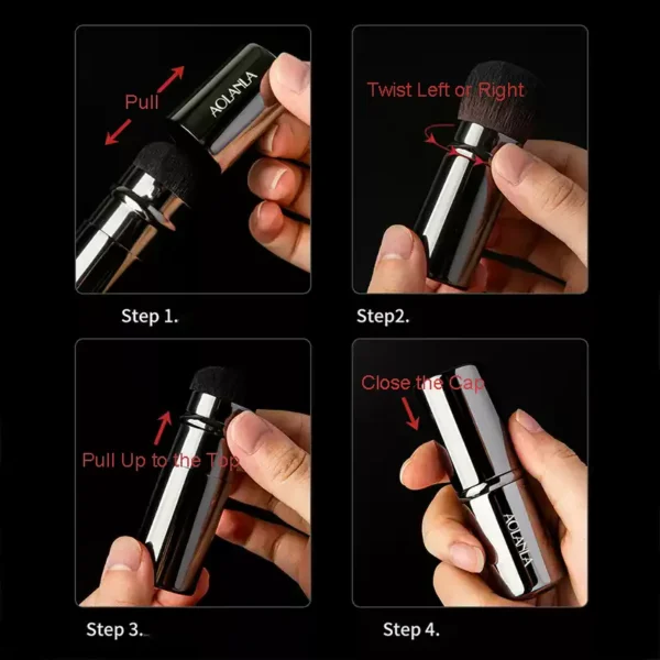 Retractable Powder Brush