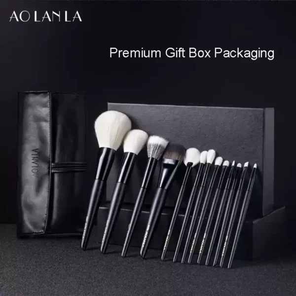 Black 13-Piece Brush Set