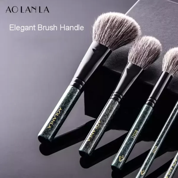 Peacock Blue 8-Piece Brush Set