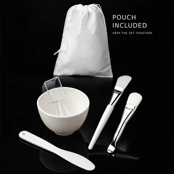 AOLANLA mask kit with included white drawstring storage pouch