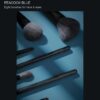 Peacock Blue brush set, original footage video cover