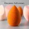 Fine-pore orange teardrop sponge