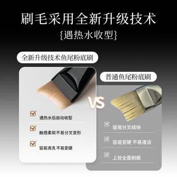 Fishtail Foundation Brush