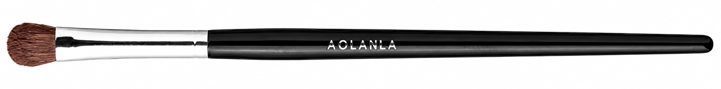 Complete single No.14 medium eyeshadow brush with original rounded head and slim black handle