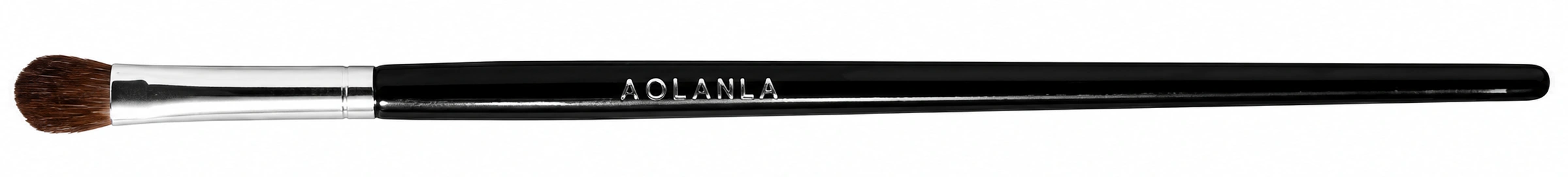Complete single No.15 small eyeshadow brush with original compact head and long slim handle