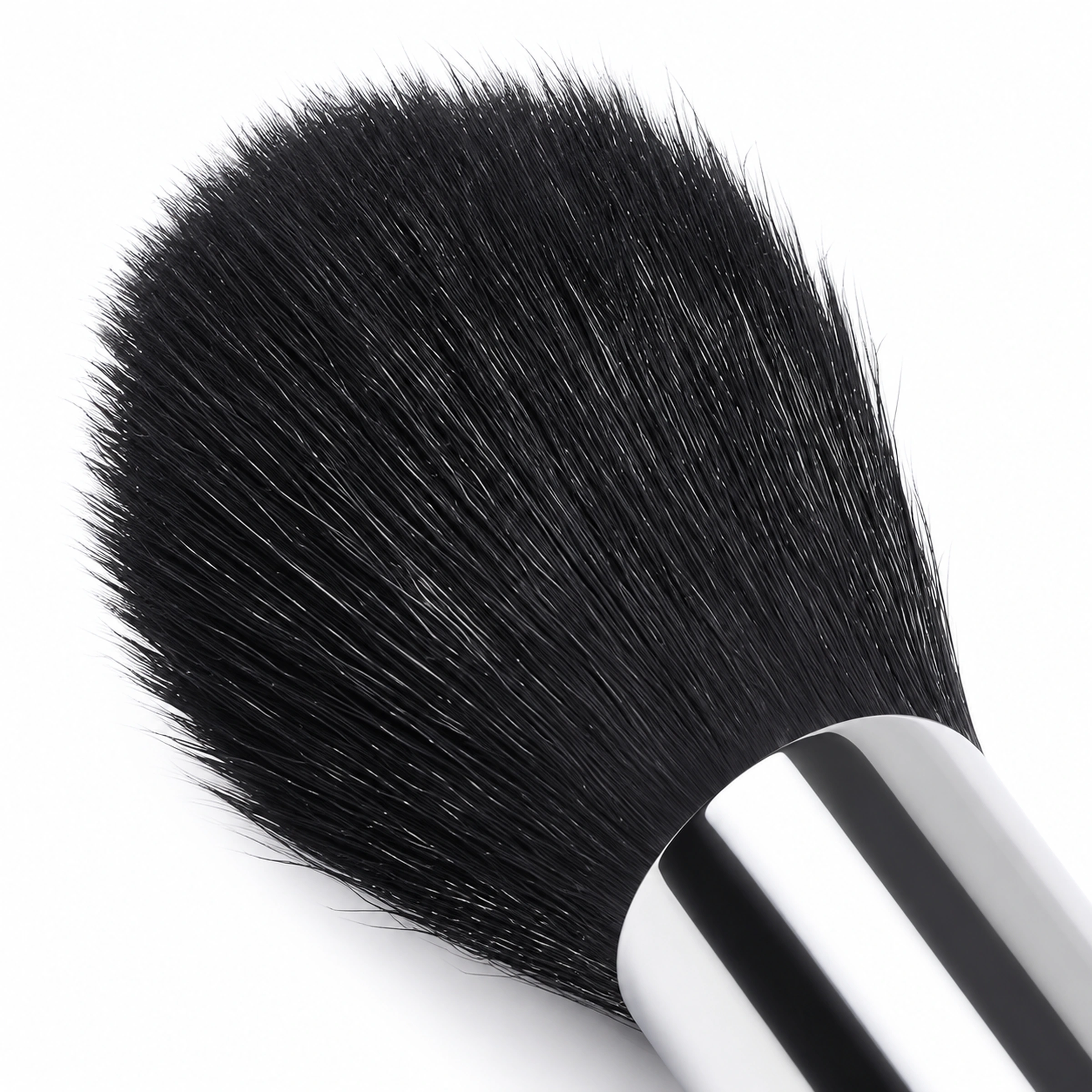 Close photographic view of the actual No.79 black fibres and rounded tapered silhouette
