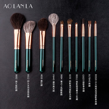 Emerald 10-Piece Brush Set