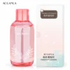 Complete 150 ml AOLANLA pink cleanser bottle and its actual carton on white