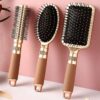 Ladies’ Air Cushion Paddle Brush，Luxury Scalp Massage Hair Brush