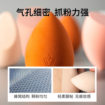 Beauty Sponge Trio with Holder
