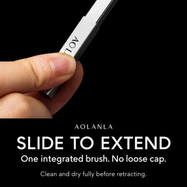 Correct integrated sliding-brush operation, no detachable cap