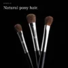 Natural pony-hair eye brushes
