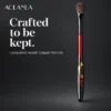 Phoenix lacquered wooden handle and glossy black copper ferrule