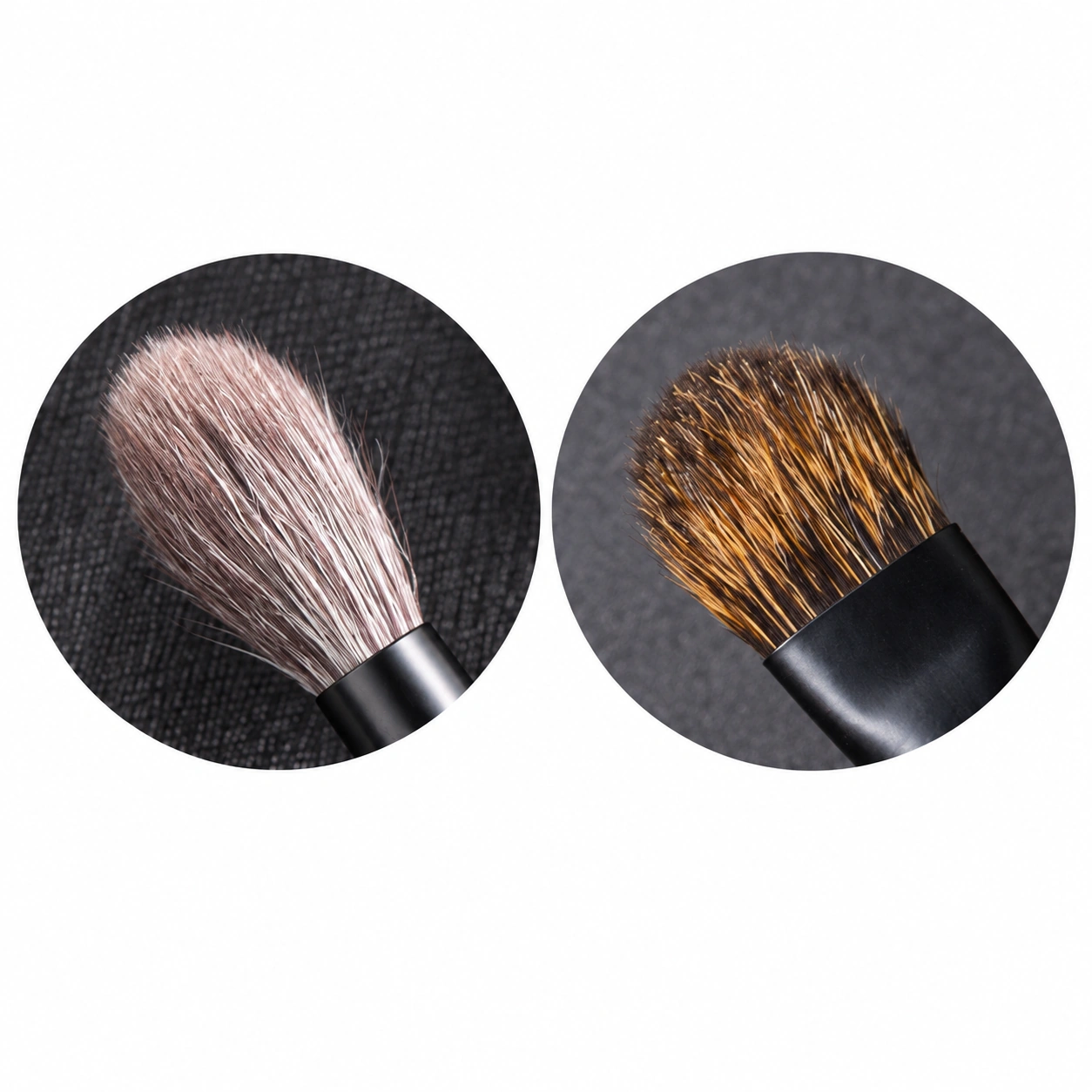 Hair, matched to the task — Zhumo natural-hair brush collection