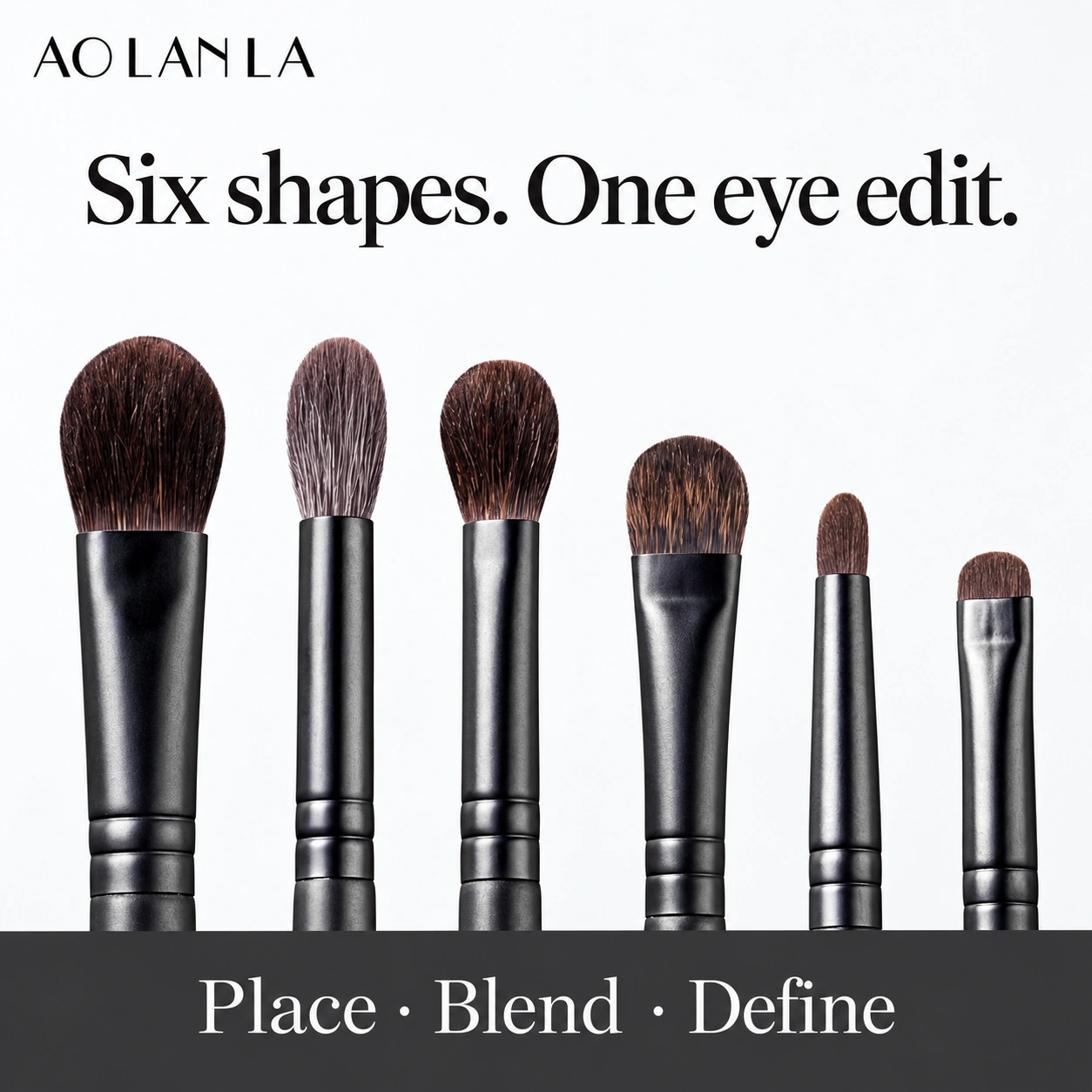 Six distinct Zhumo head profiles for placement blending and detail