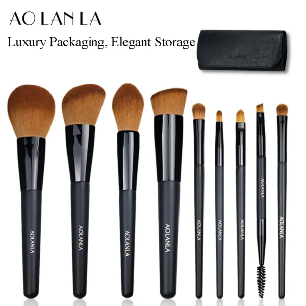 Master 9-Piece Brush Set with Pouch