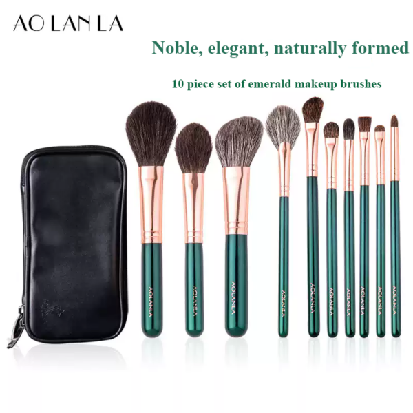 Emerald 10-Piece Brush Set
