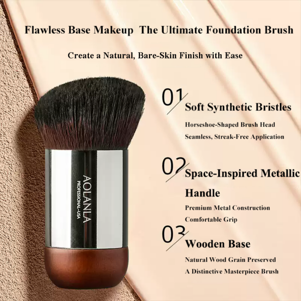 112 Flat Foundation Brush