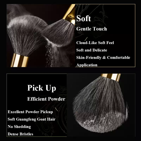 Vermilion Gold 9-Piece Brush Set