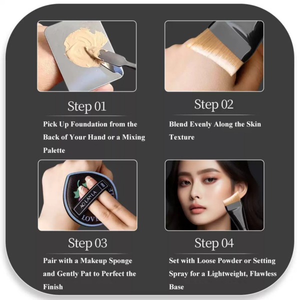 Fishtail Foundation Brush