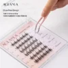 Glue-Free Natural Sunflower Lashes with Clear Adhesive Strip